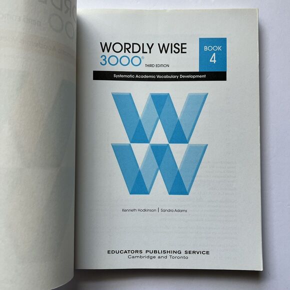 Wordly Wise 3000 Book 4 Systematic Academic Vocabulary Development Workbook - Picture 3 of 11